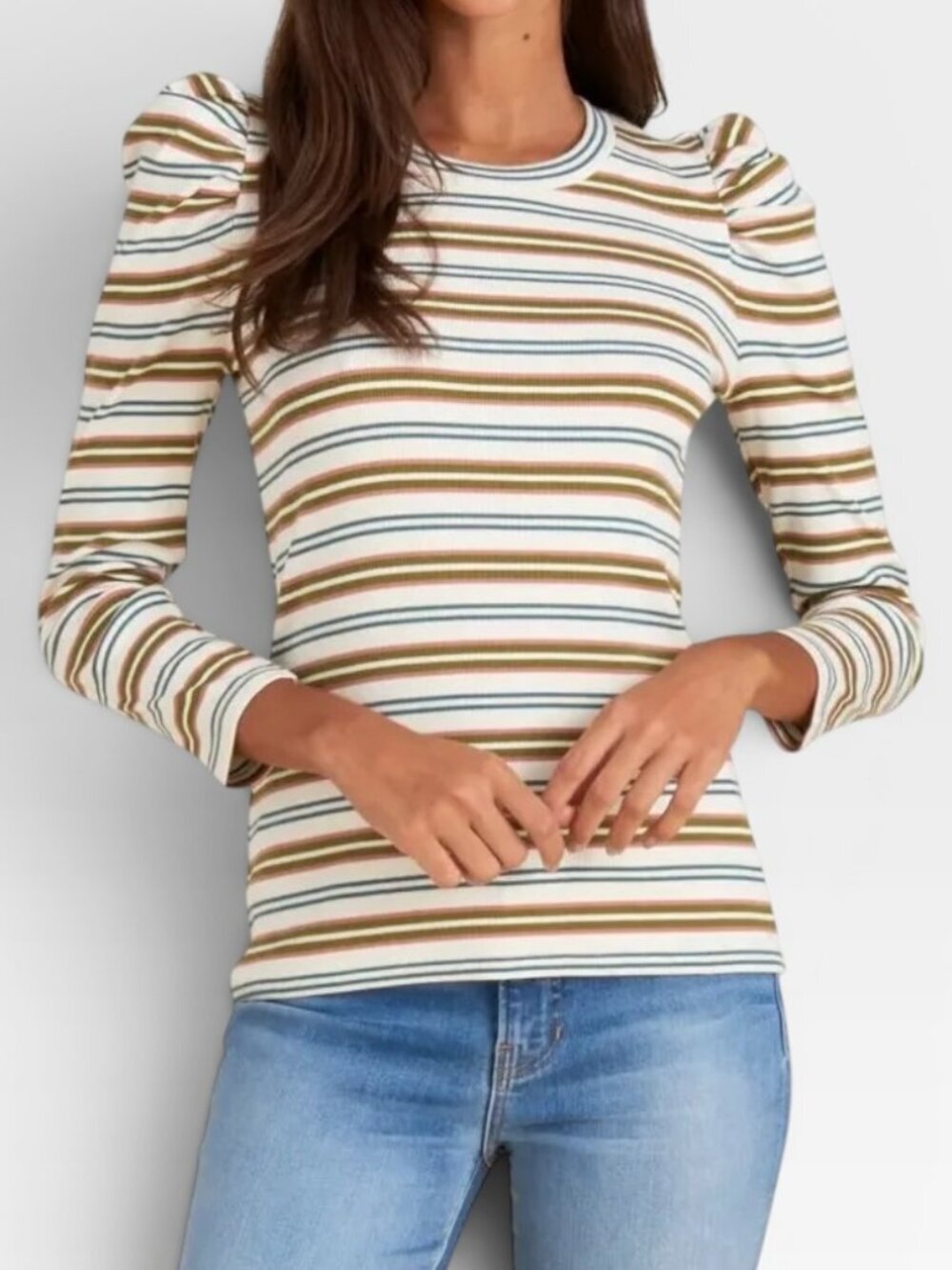 Veronica Beard Jeans Britney Striped Top